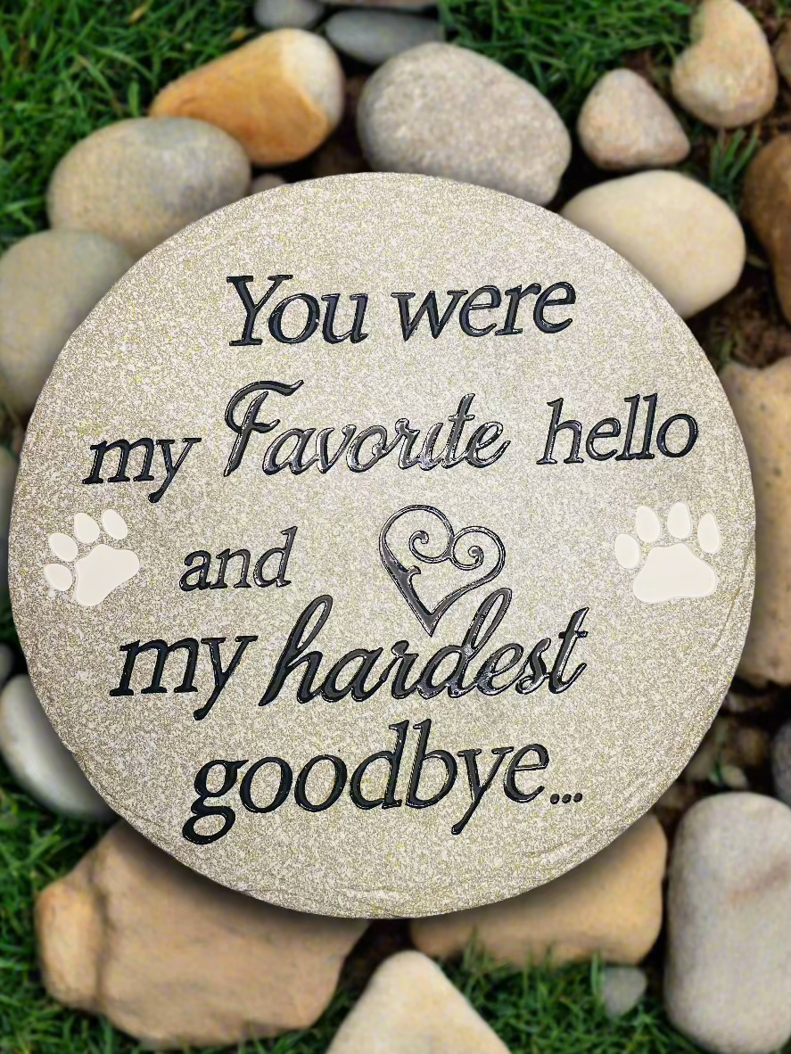 Add-on Pet Memorial Garden Stone